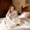 Luxury Faux Wolf Fur Blanket 740GSM Soft Plush Throw for Sofa